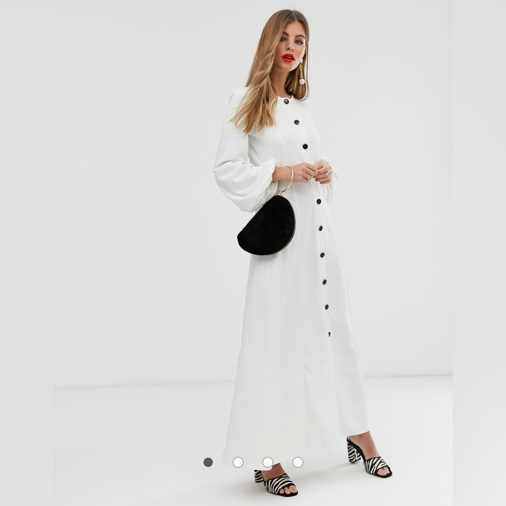 ASOS seamed maxi skater dress